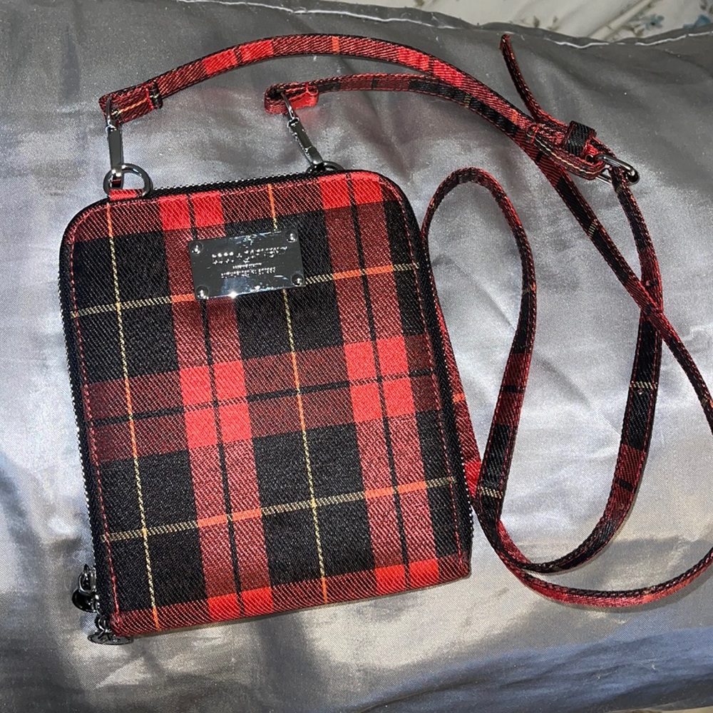 Coco + Carmen crossbody plaid bag - new without tags